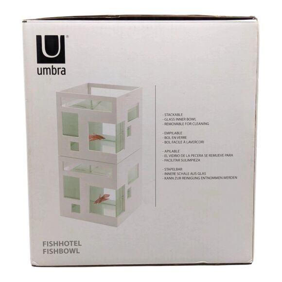 NEW Stackable FISHHOTEL/FISHBOWL AQUARIUM - UMBRA 09 Canadian Design Competition - Picture 4 of 9